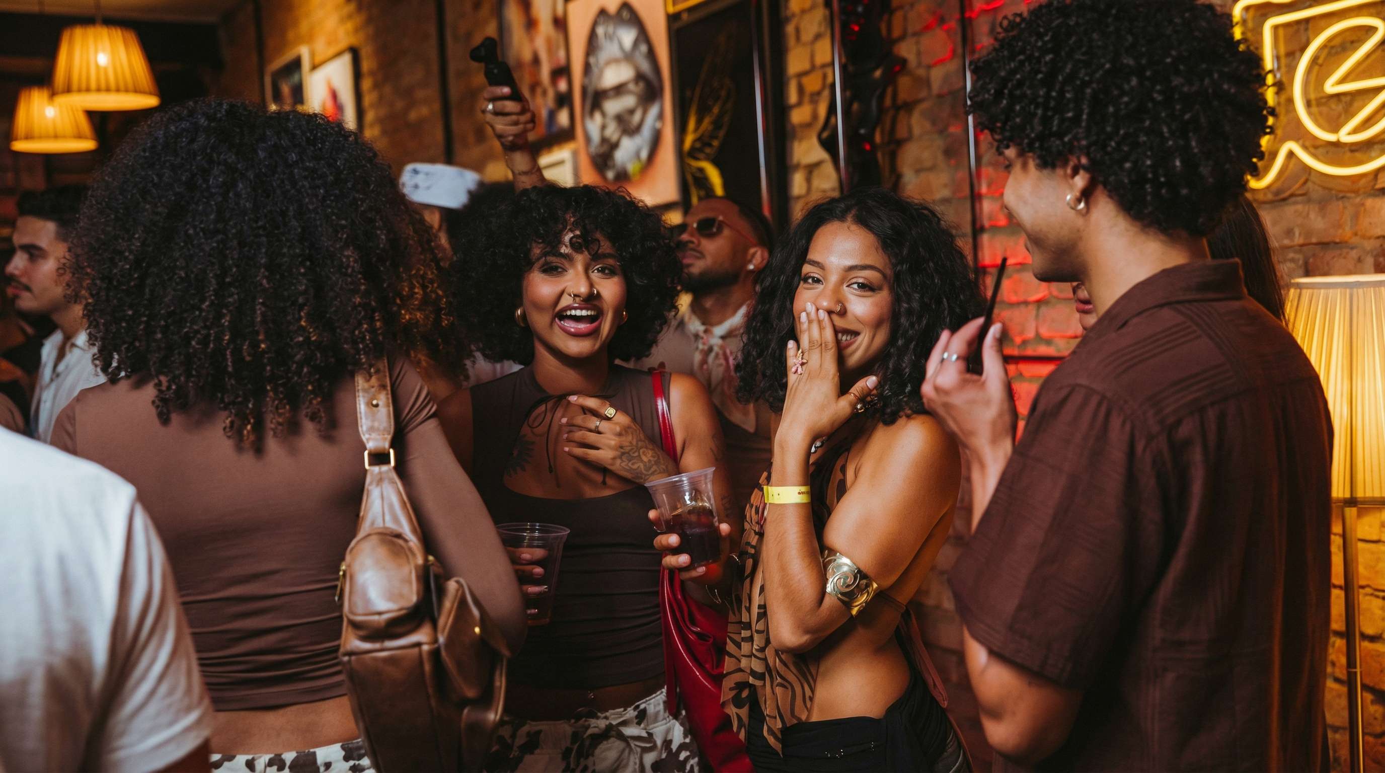 Vibrant social scene at a Classic Productions event