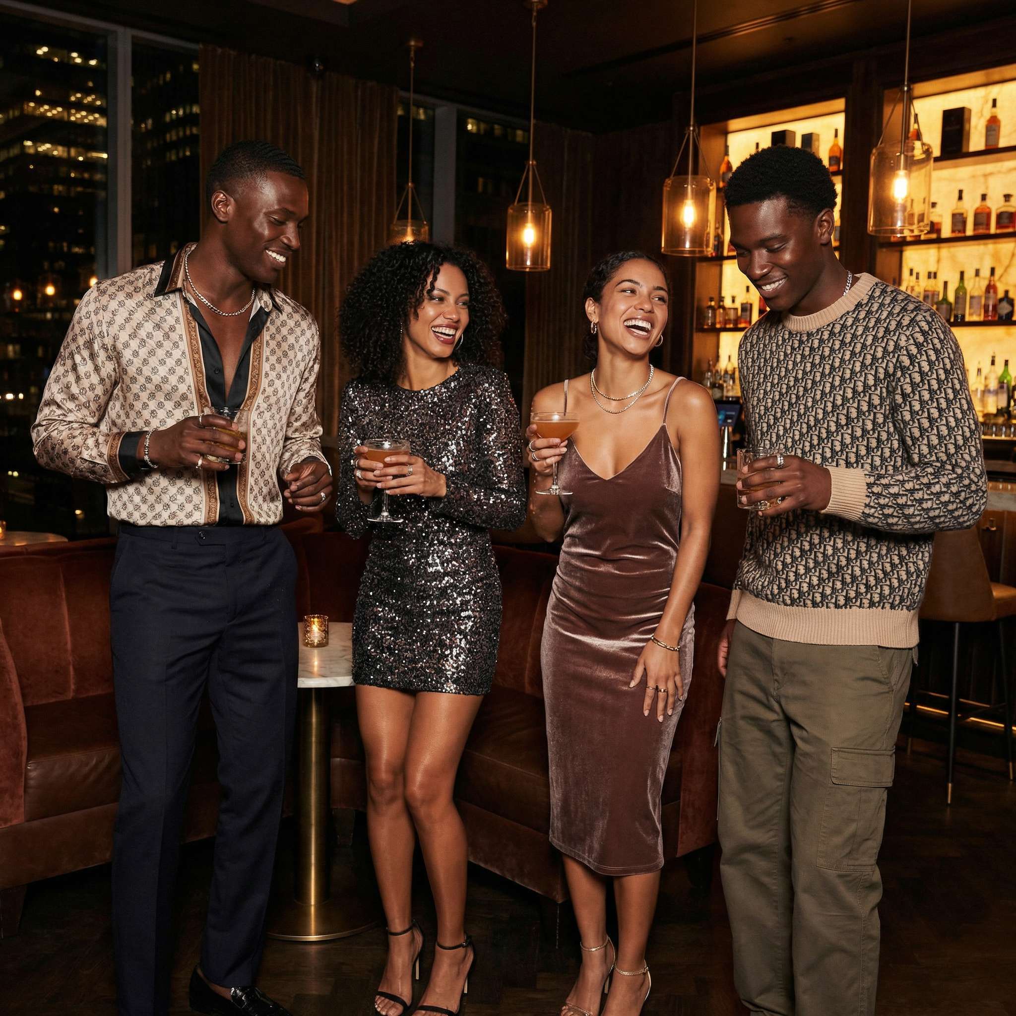 Guests enjoying a Classic Productions event at a cocktail lounge